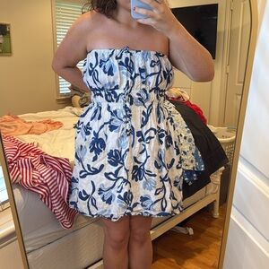 Faithfull the brand strapless cover up